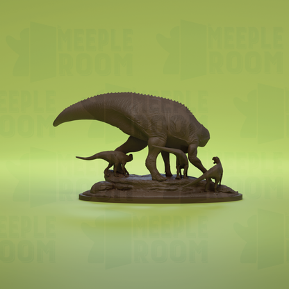 1-35_Maiasaura_PoseProtectingFamily_03_back.png