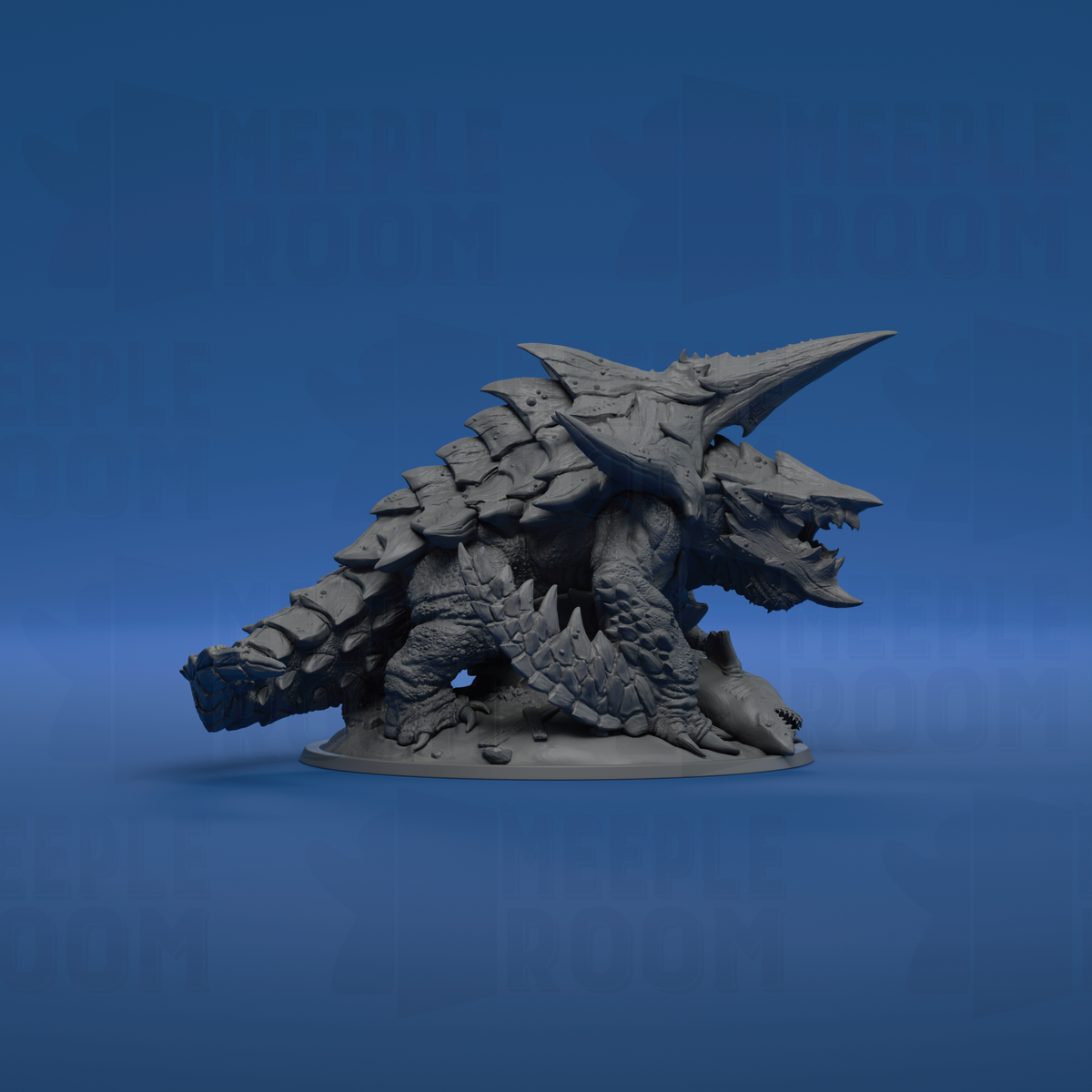 Giant Dragon Turtle by Rescale Miniatures | Miniature | TTRPG | Unpainted | Print on Demand