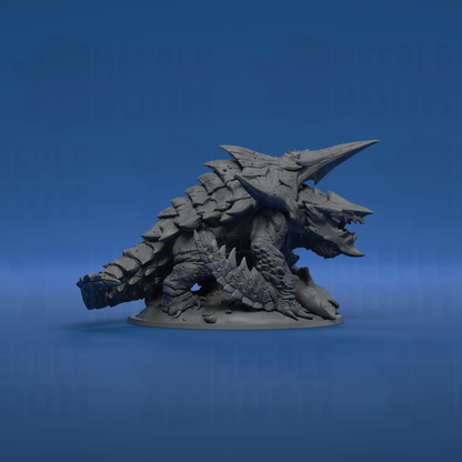 Giant Dragon Turtle by Rescale Miniatures | Miniature | TTRPG | Unpainted | Print on Demand