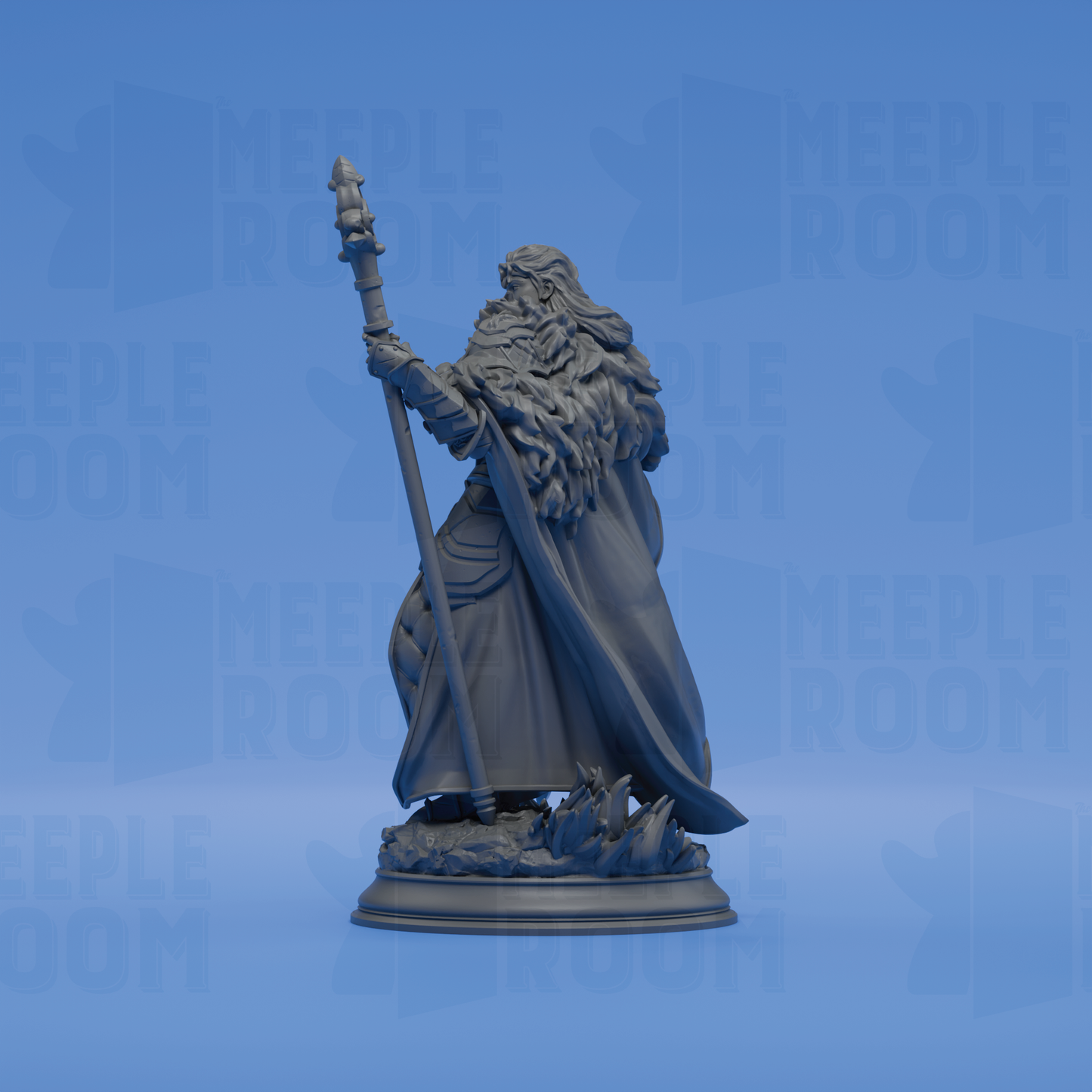 Silvia the Tearless, War Priestess by DM Stash | Miniature | TTRPG | Unpainted | Print on Demand