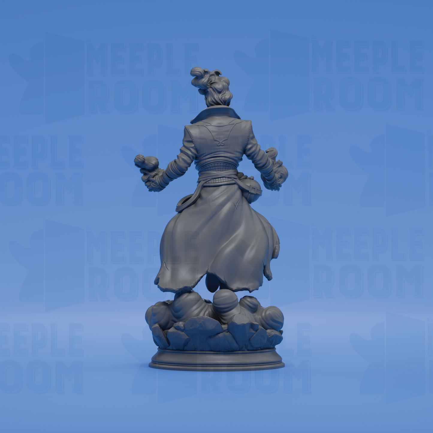Villam Nitrana, Air Elemi Storm Sorcerer by DM Stash | Miniature | TTRPG | Unpainted | Print on Demand