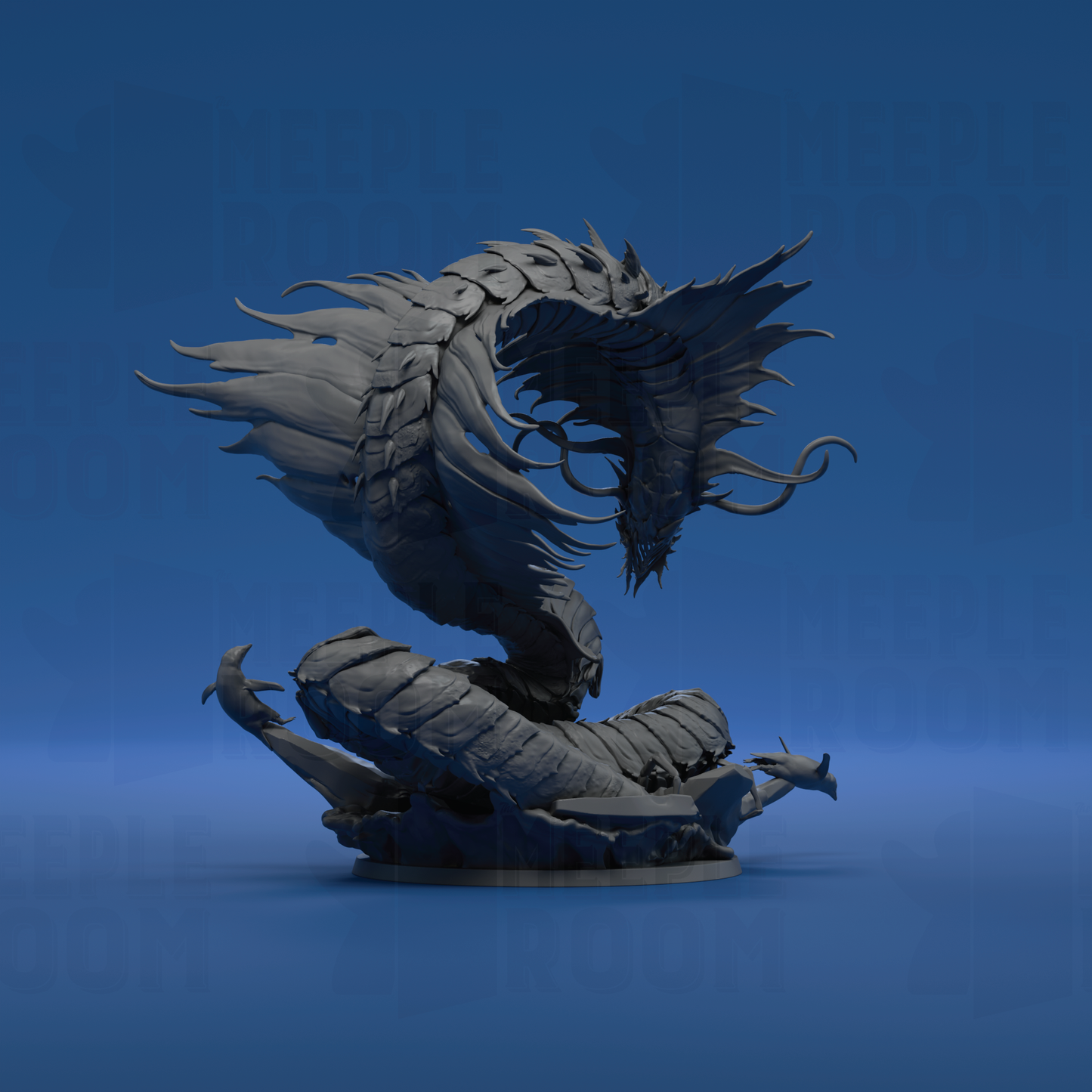 Arctic Centipede by Rescale Miniatures | Miniature | TTRPG | Unpainted | Print on Demand