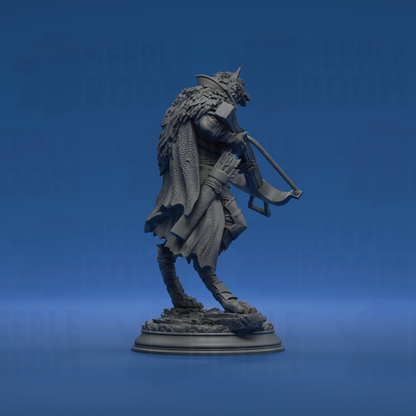 The Big Bad, Wolf Hunter by DM Stash | Miniature | TTRPG | Unpainted | Print on Demand