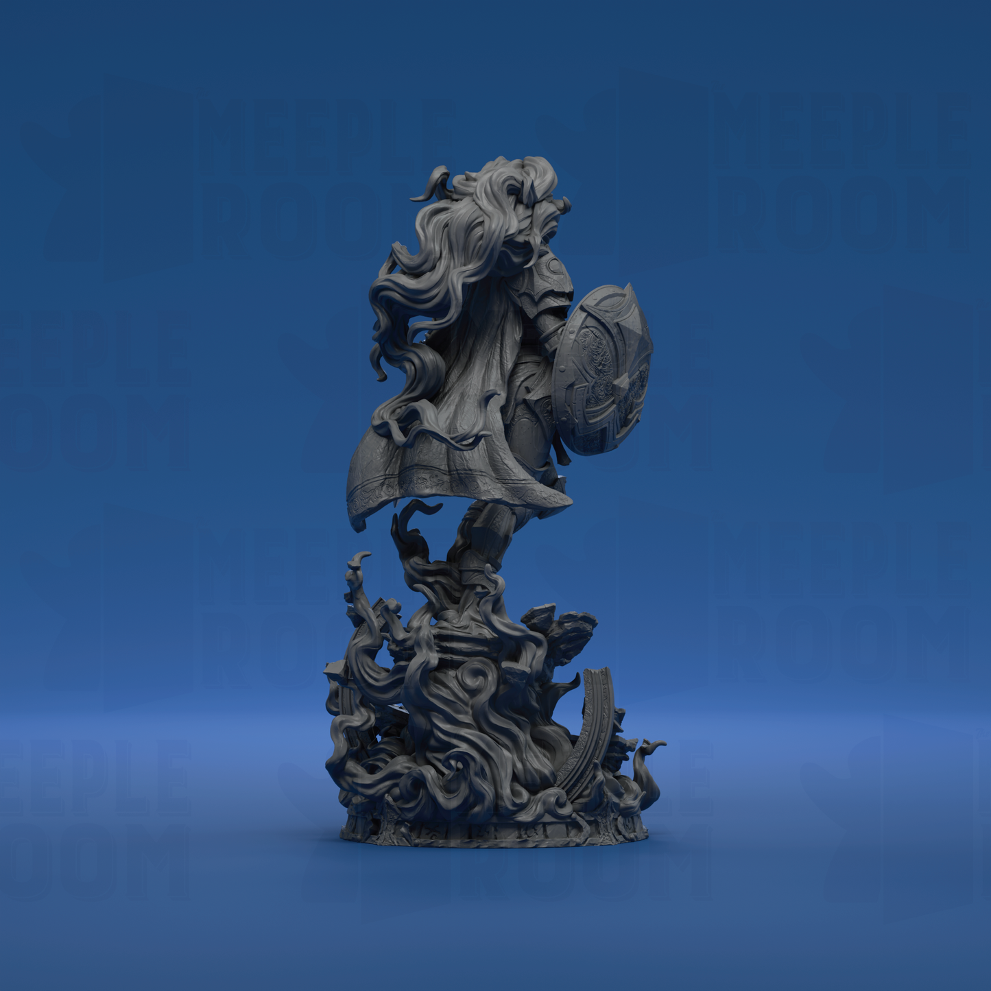 Knight of the Nebula by Witchsong Miniatures | Miniature | TTRPG | Unpainted | Print on Demand