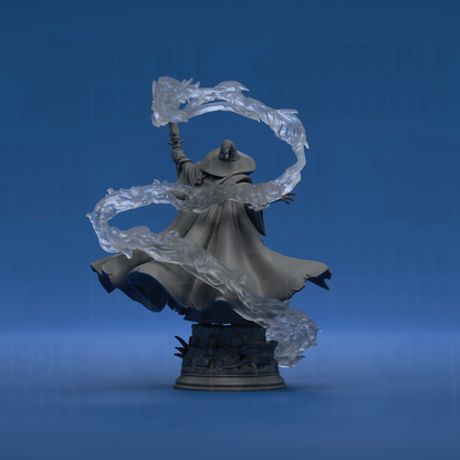 Merlin of Monmouth, Elder Wizard by DM Stash | Miniature | TTRPG | Unpainted | Print on Demand