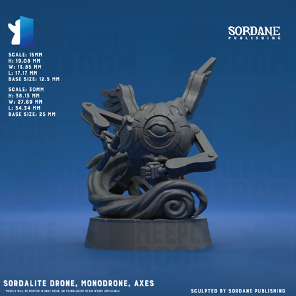 Sordalite Drone, Monodrone by Sordane Publishing | Miniature | TTRPG | Unpainted | Print on Demand