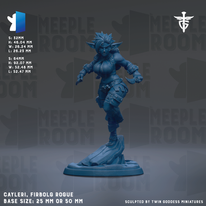a blue figurine of a female hero