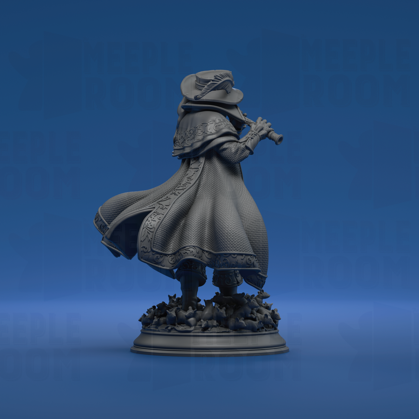 Hamelin Pansworth, the Pied Piper by DM Stash | Miniature | TTRPG | Unpainted | Print on Demand