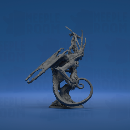 Adult Chameleon Dragon by Rescale Miniatures | Miniature | TTRPG | Unpainted | Print on Demand