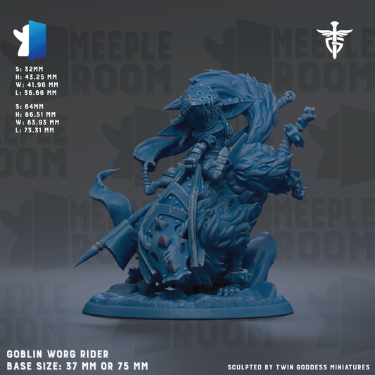 a blue statue of a demon with a sword