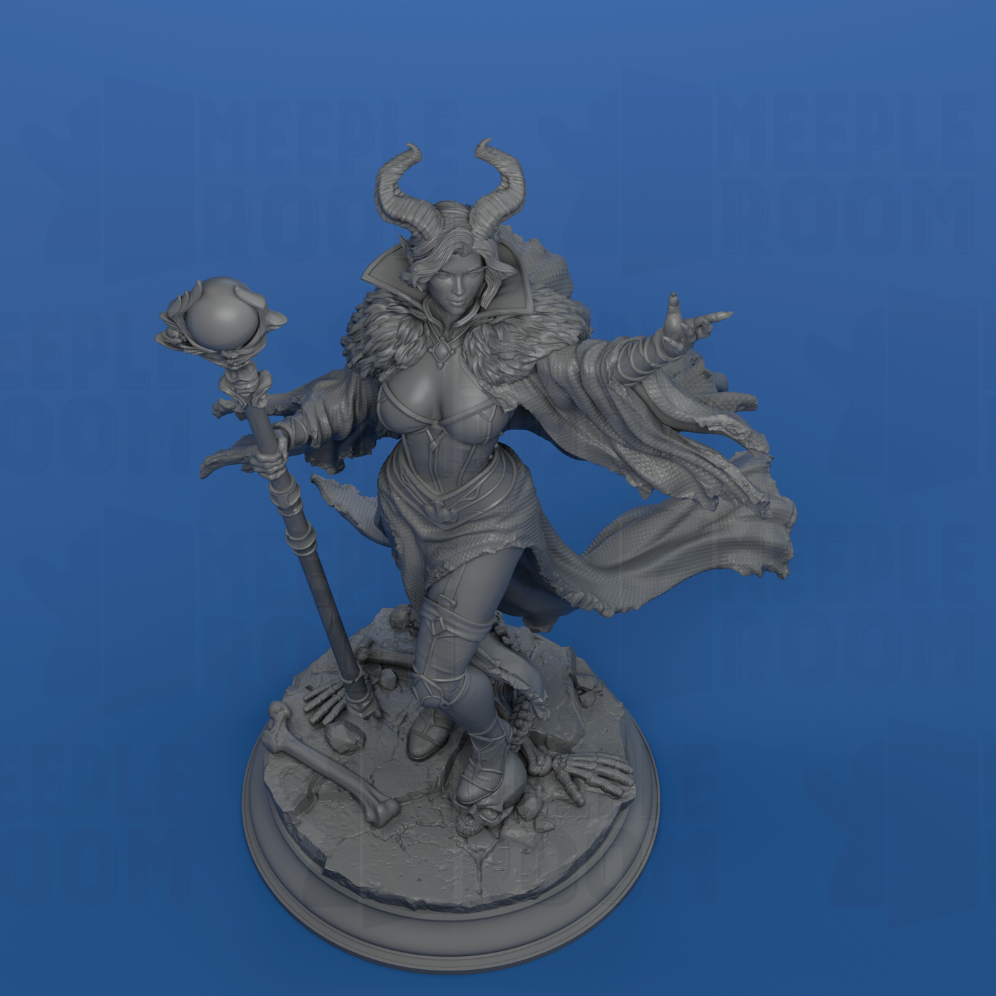 Mallory the Envious, the Dark Ruler by DM Stash | Miniature | TTRPG | Unpainted | Print on Demand