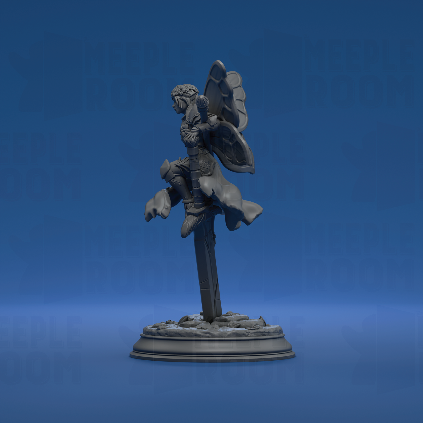 Battle Bell, Fairy Knight by DM Stash | Miniature | TTRPG | Unpainted | Print on Demand