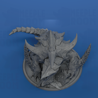 Giant Dragon Turtle by Rescale Miniatures | Miniature | TTRPG | Unpainted | Print on Demand