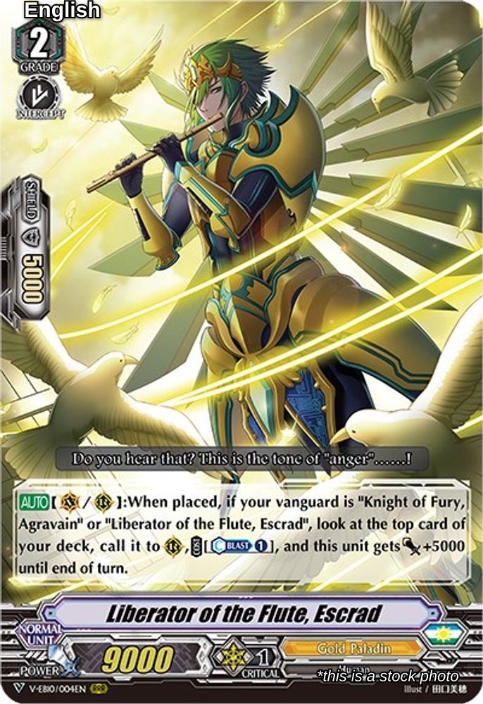 Liberator of the Flute, Escrad