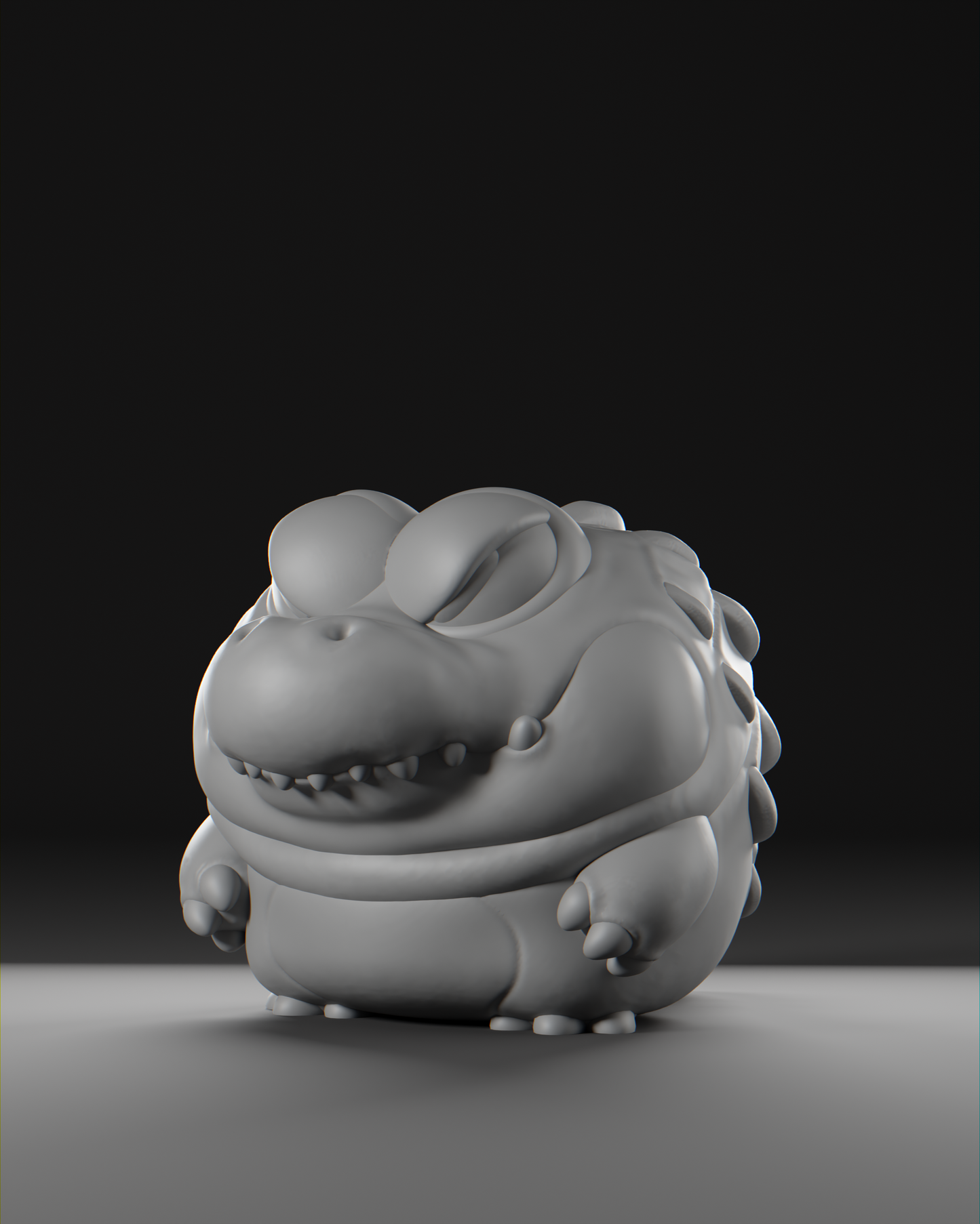 a 3d model of a dragon sitting on a table