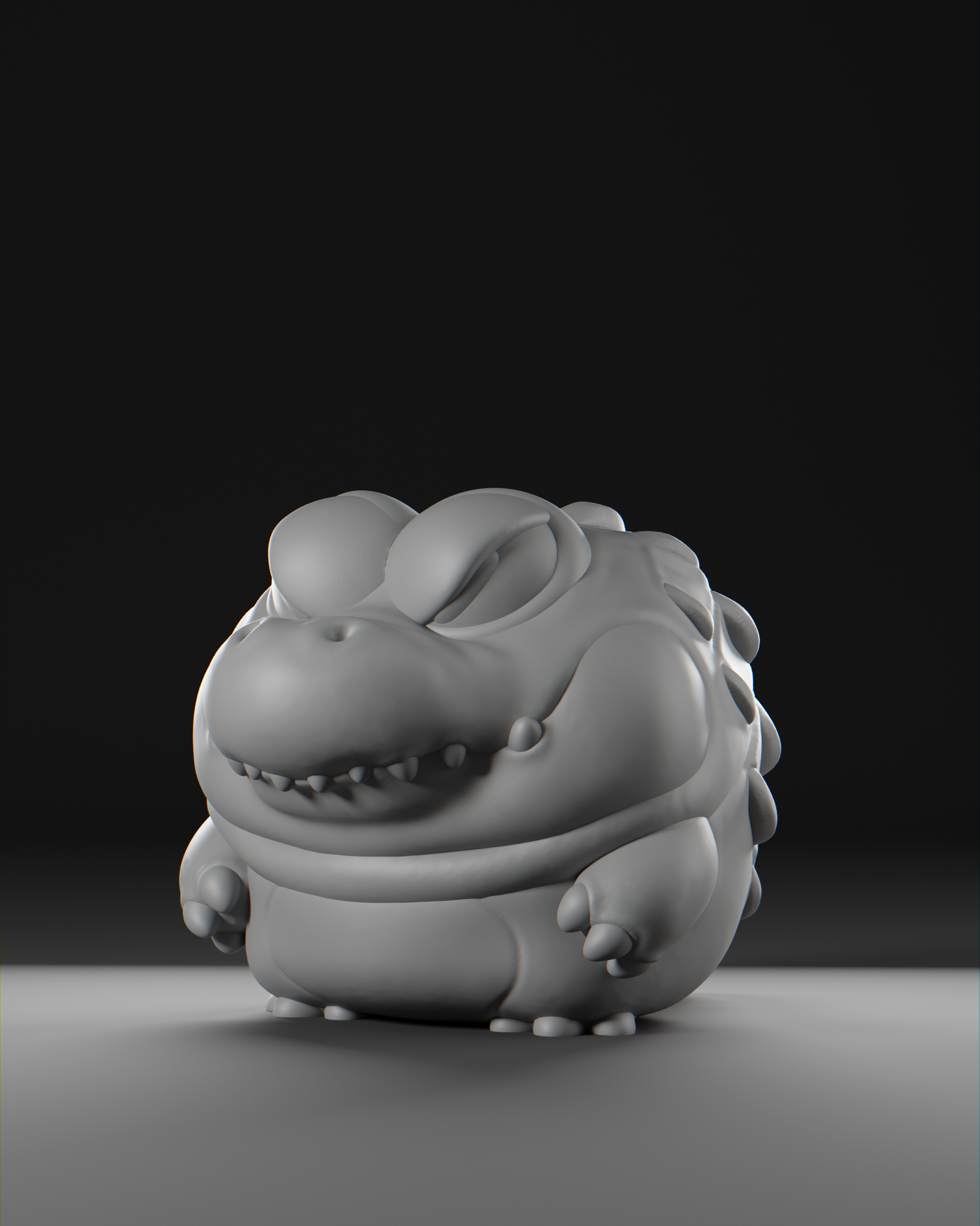 a 3d model of a dragon sitting on a table