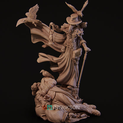 a statue of a man on a horse holding a flag