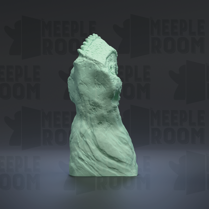 Demonic Dragon, Adult, Open Mouth, Bust by Dino & Dog | Miniature | TTRPG | Unpainted | Print on Demand