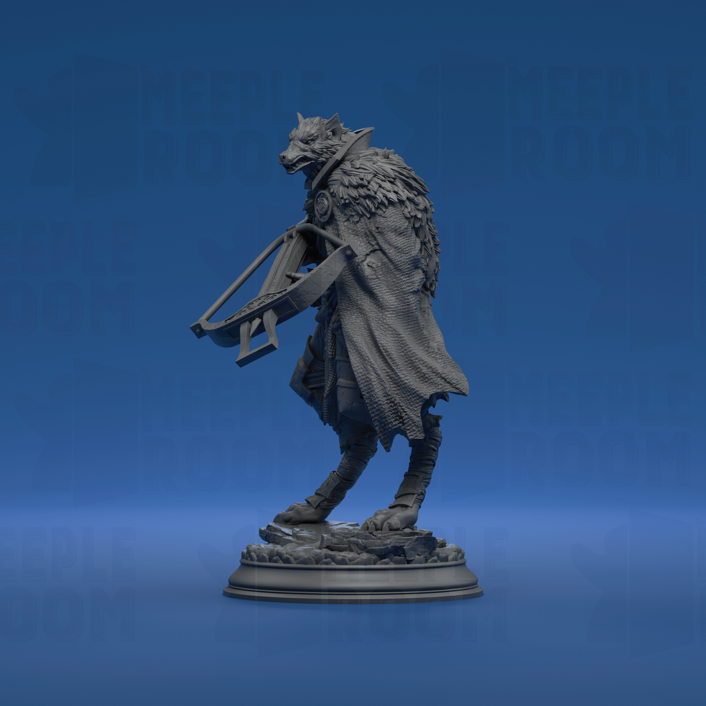 The Big Bad, Wolf Hunter by DM Stash | Miniature | TTRPG | Unpainted | Print on Demand
