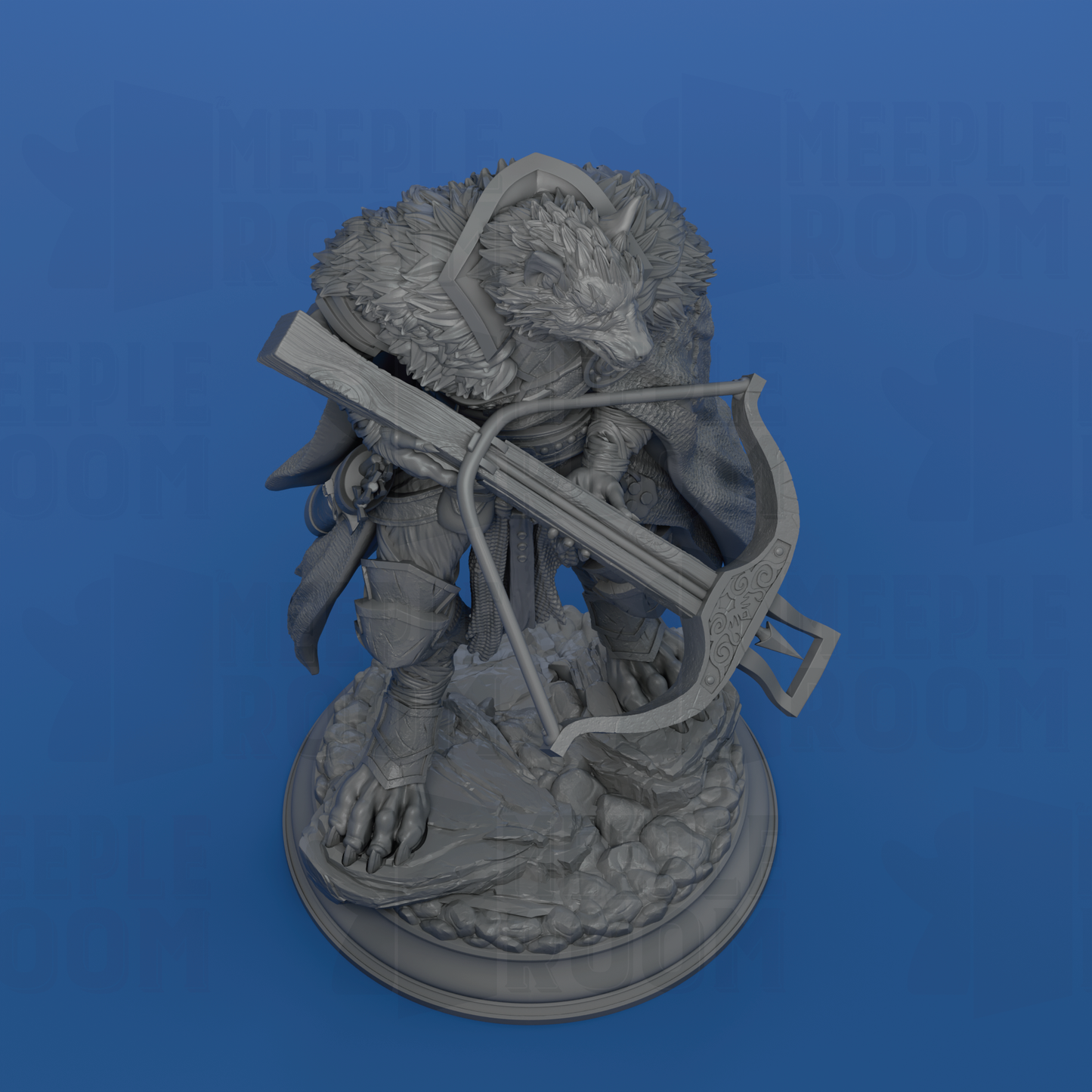 The Big Bad, Wolf Hunter by DM Stash | Miniature | TTRPG | Unpainted | Print on Demand