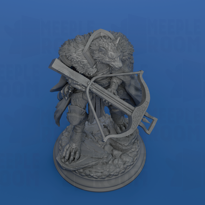 The Big Bad, Wolf Hunter by DM Stash | Miniature | TTRPG | Unpainted | Print on Demand