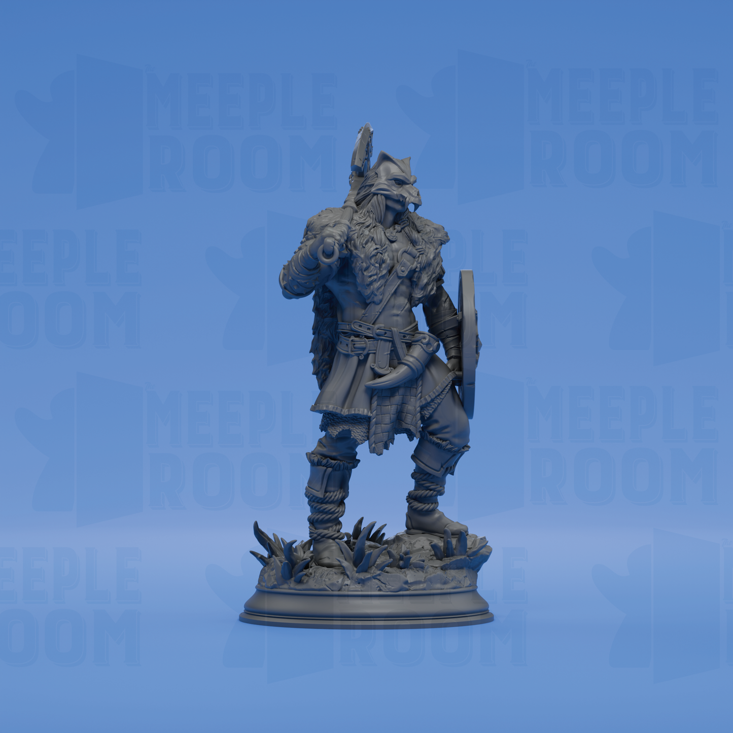 Skjolnir Ulvar, Barbarian of the Wolf by DM Stash | Miniature | TTRPG | Unpainted | Print on Demand