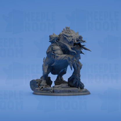 Nogoron, Blighted Giant Boar by DM Stash | Miniature | TTRPG | Unpainted | Print on Demand