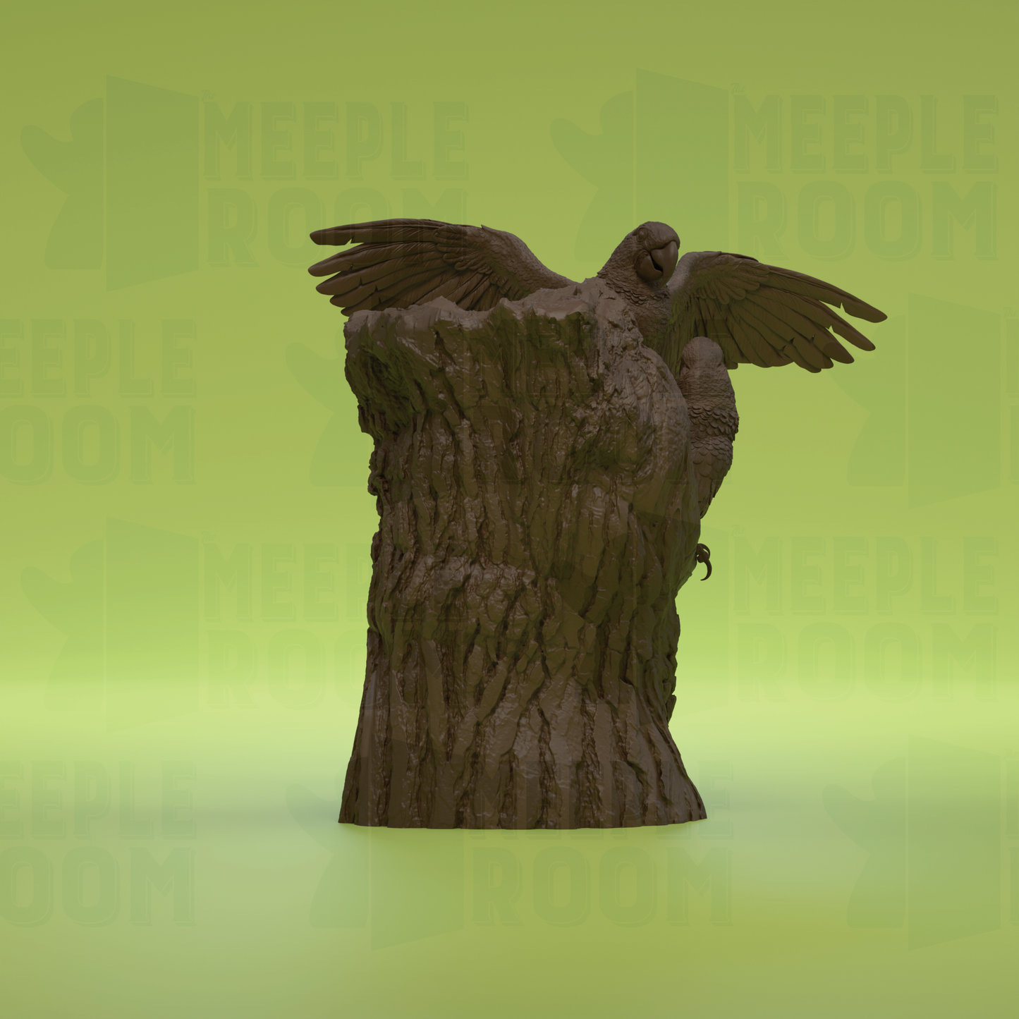 Hyacinth Macaw by Animal Den Miniatures | Miniature | TTRPG | Unpainted | Print on Demand