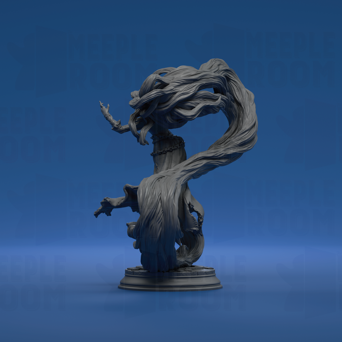 Rapunzel the Mad, Broken Princess by DM Stash | Miniature | TTRPG | Unpainted | Print on Demand