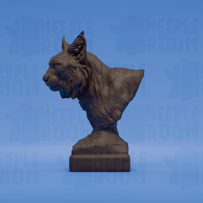 Eurasian Lynx, Bust by Animal Den Miniatures | Bust | Display Figure | Unpainted | Print on Demand