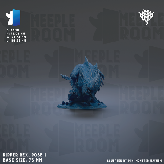 a blue, fantastical creature resembling a dragon or serpent, positioned on a base. The creature is the main focus of the image, and there is no additional text to describe.