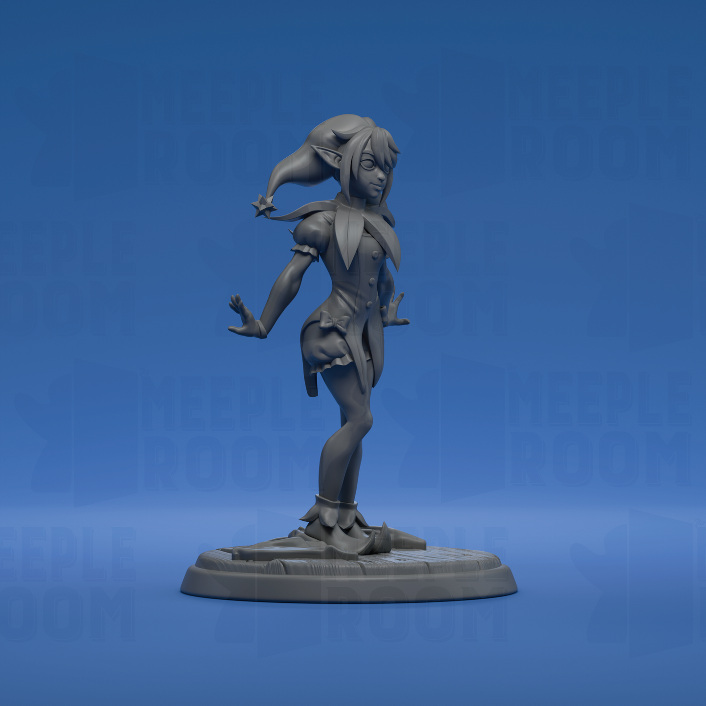Lark, Human Jester by Twin Goddess Miniatures | Miniature | TTRPG | Unpainted | Print on Demand