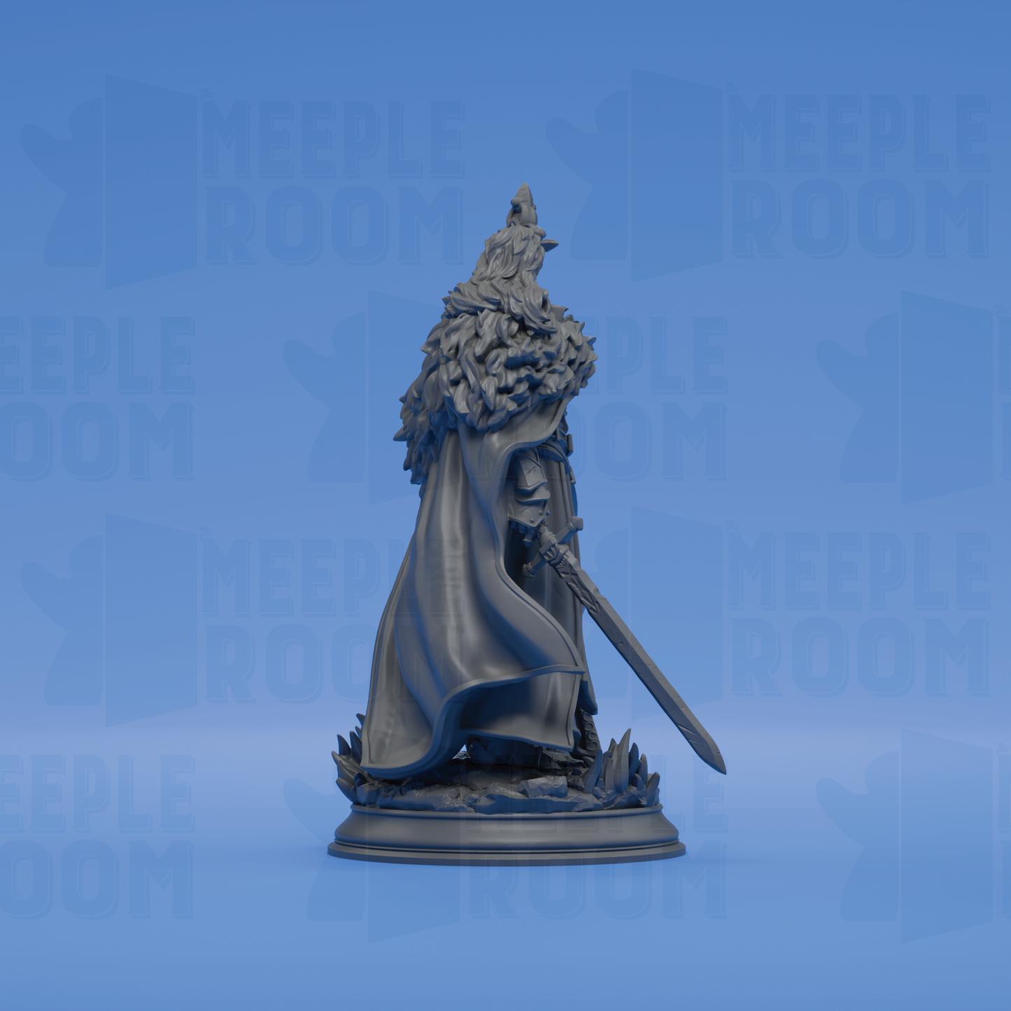 Silvia the Tearless, War Priestess by DM Stash | Miniature | TTRPG | Unpainted | Print on Demand