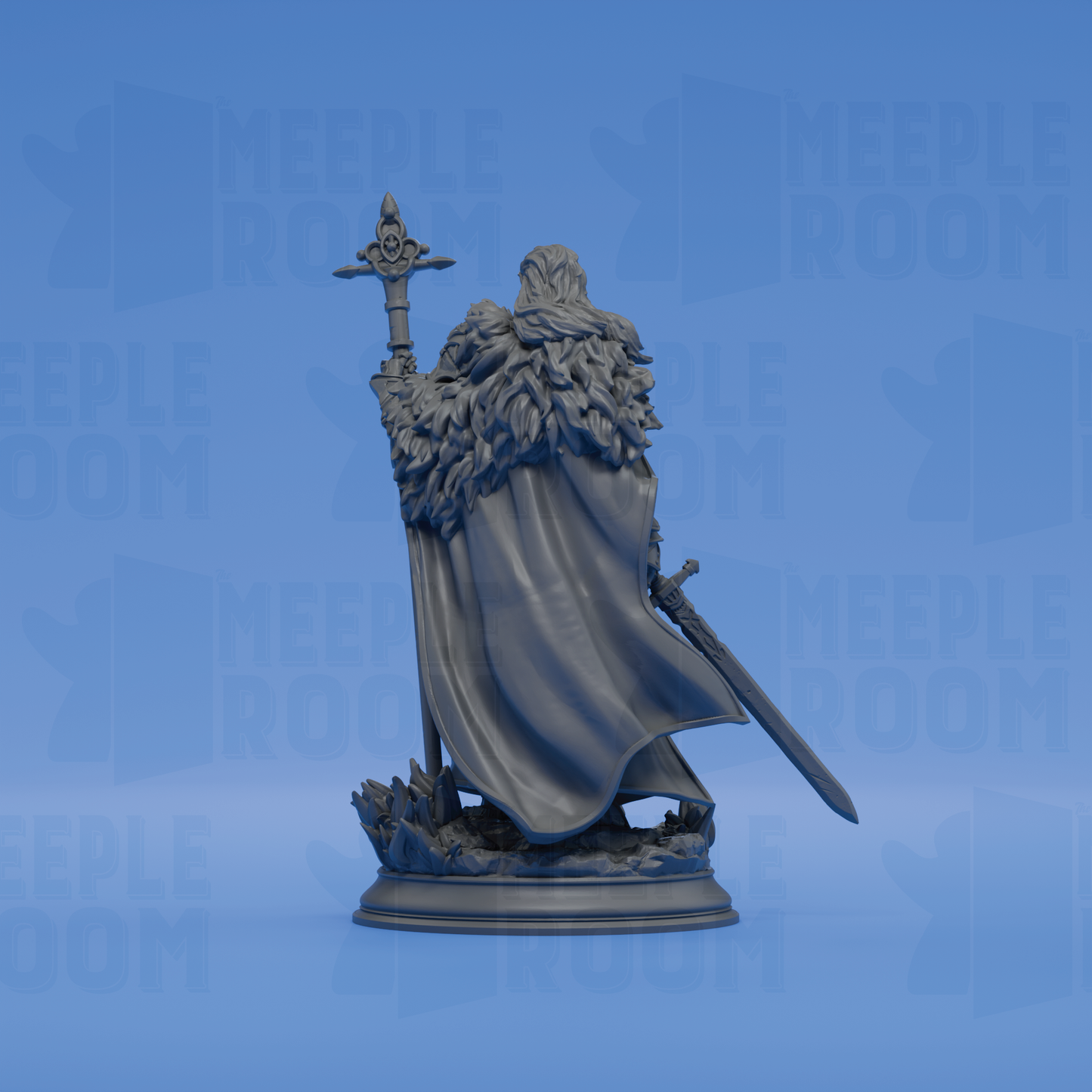 Silvia the Tearless, War Priestess by DM Stash | Miniature | TTRPG | Unpainted | Print on Demand