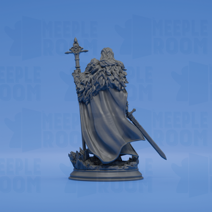 Silvia the Tearless, War Priestess by DM Stash | Miniature | TTRPG | Unpainted | Print on Demand