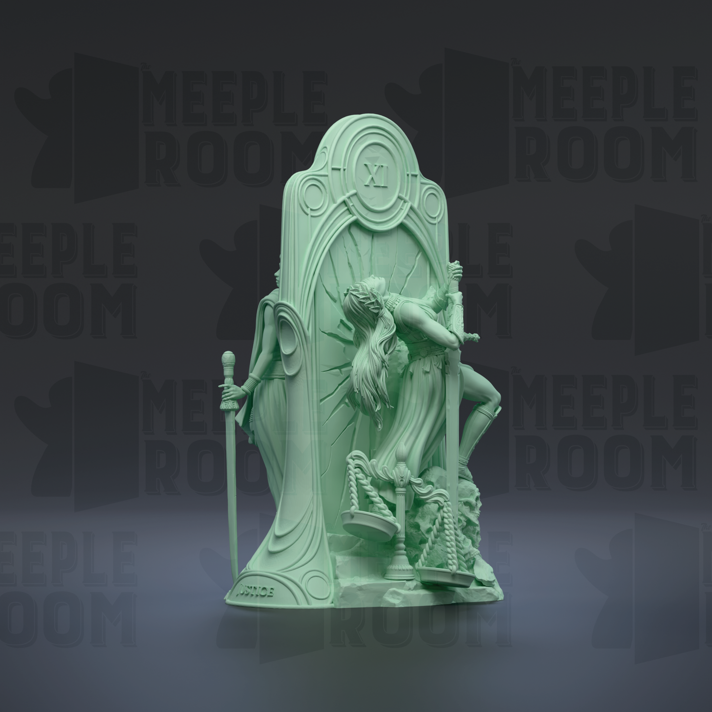 Tarot Arcana, Justice by Nerikson | Miniature | TTRPG | Unpainted | Print on Demand