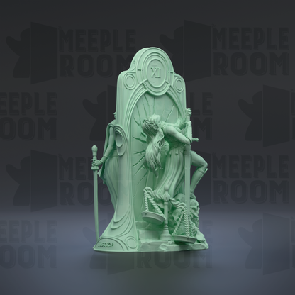 Tarot Arcana, Justice by Nerikson | Miniature | TTRPG | Unpainted | Print on Demand