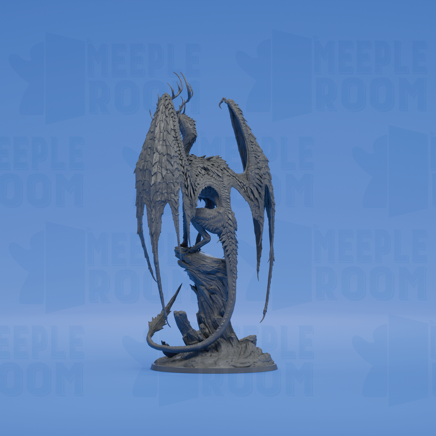 Adult Vampiric Dragon by Rescale Miniatures | Miniature | TTRPG | Unpainted | Print on Demand