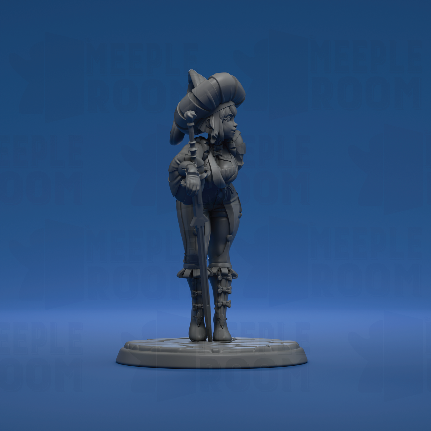 Lainey, Landsknecht by Twin Goddess Miniatures | Miniature | TTRPG | Unpainted | Print on Demand