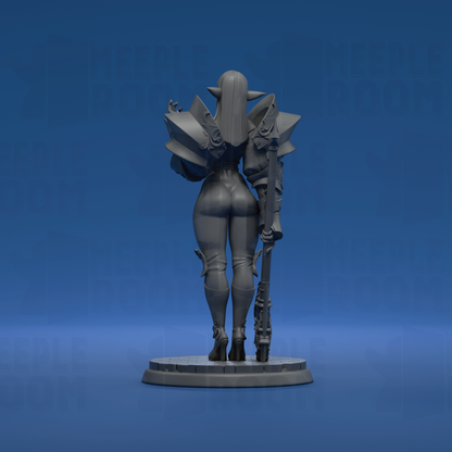 Nuru, Executioner by Twin Goddess Miniatures | Miniature | TTRPG | Unpainted | Print on Demand