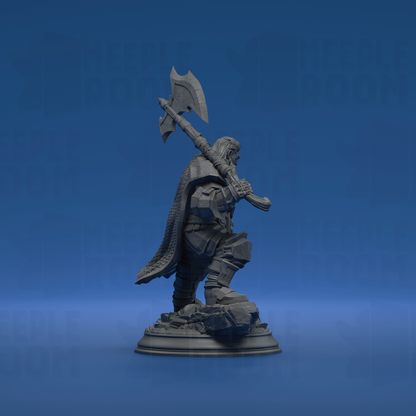 Took, Dwarven Axeman by DM Stash | Miniature | TTRPG | Unpainted | Print on Demand