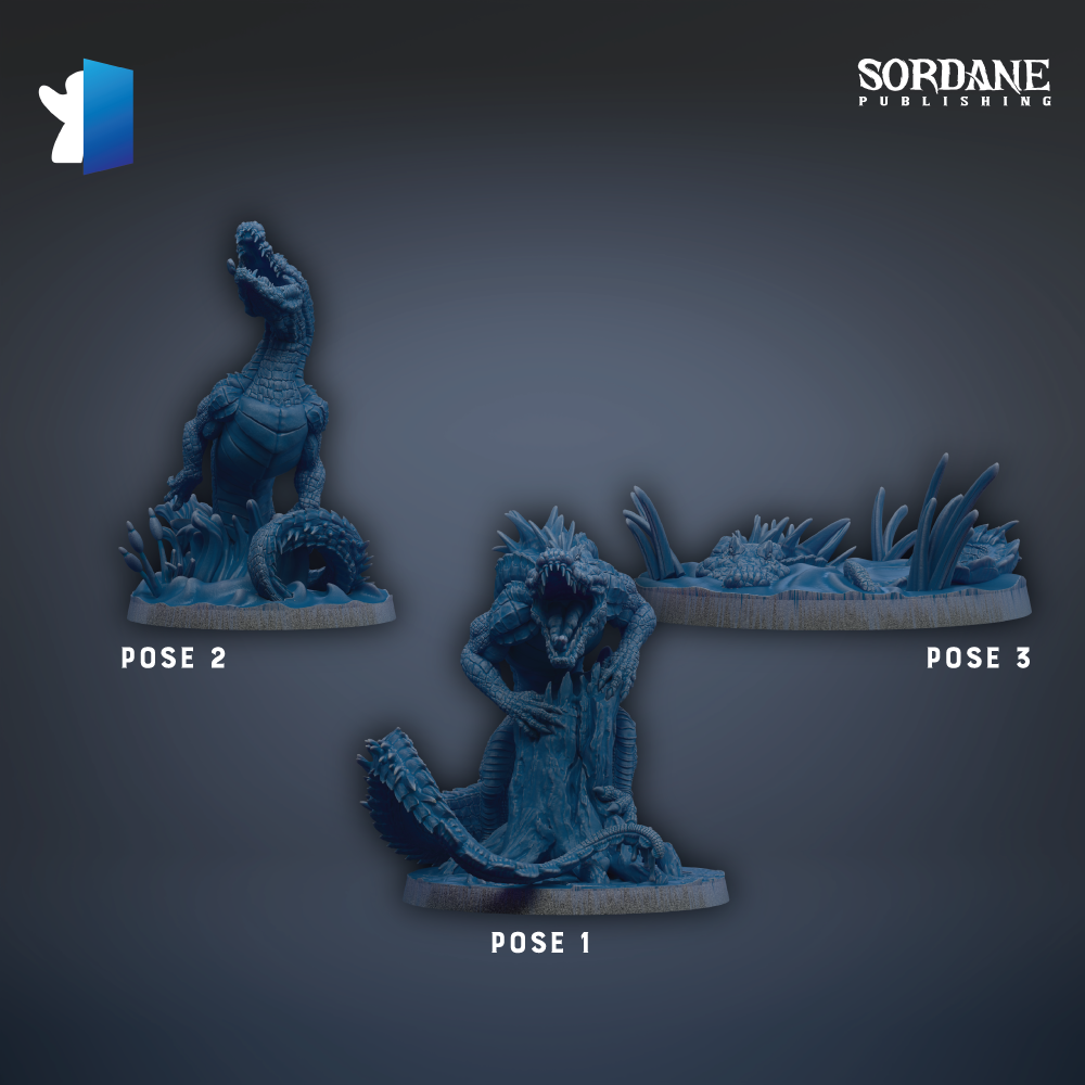 three different poses of a figurine, each with a unique design and pose.