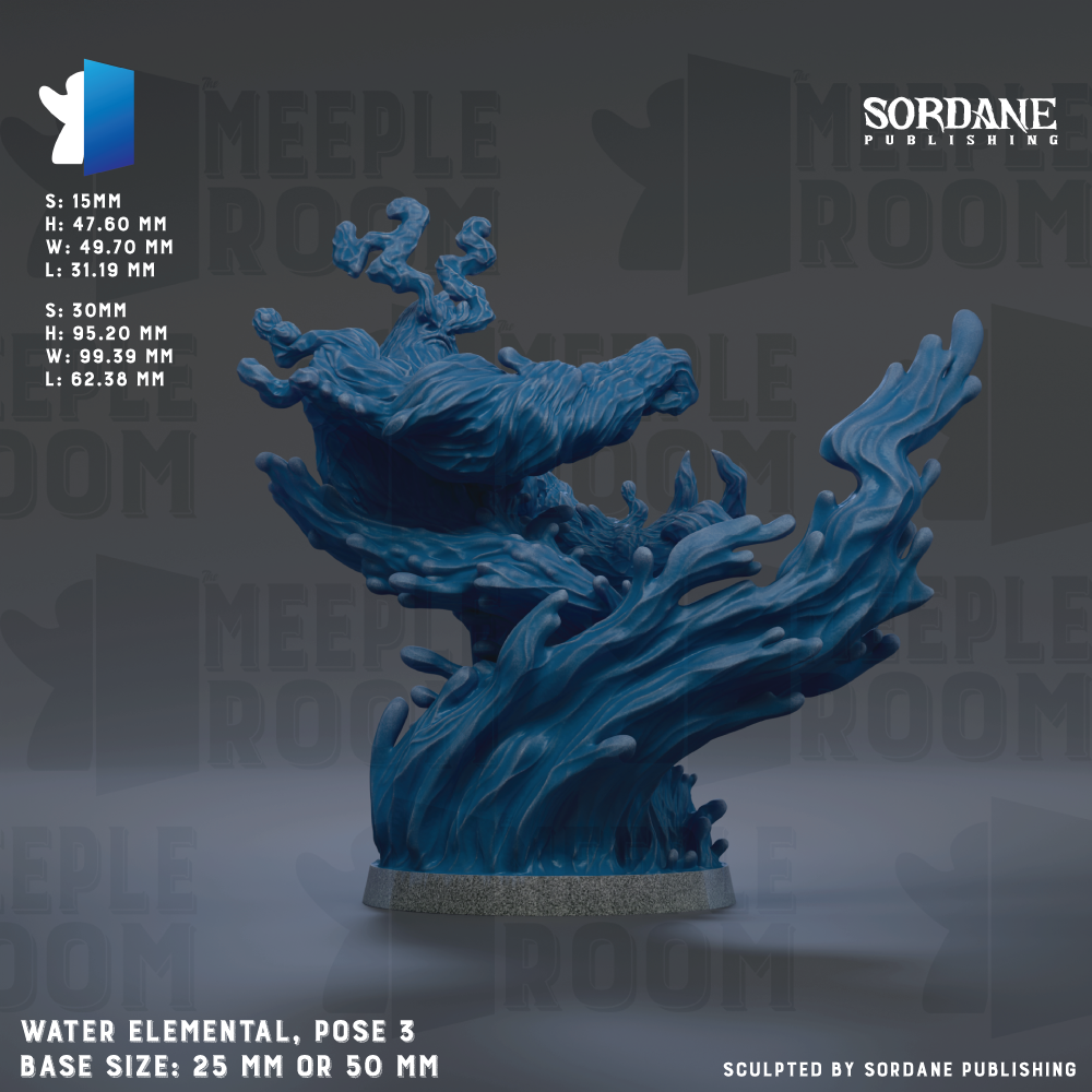 a blue sculpture of a tree with water droplets on it
