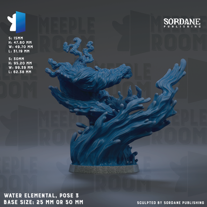 a blue sculpture of a tree with water droplets on it
