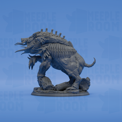 Nogoron, Blighted Giant Boar by DM Stash | Miniature | TTRPG | Unpainted | Print on Demand