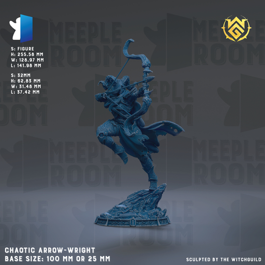 a statue of a man with a bow and arrow