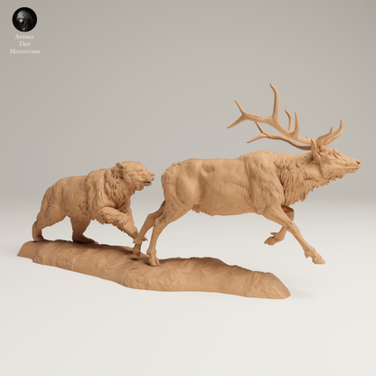 a couple of animals that are next to each other