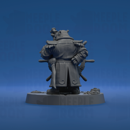 Hippon Captain by Sordane Publishing | Miniature | TTRPG | Unpainted | Print on Demand