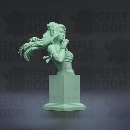 Neo Nixxi, Bust by Nerikson | Miniature | TTRPG | Unpainted | Print on Demand