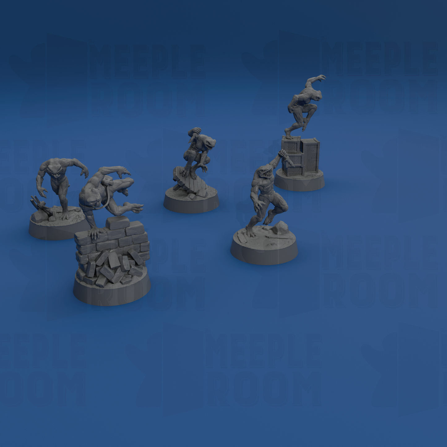 Krelk Runners by Sordane Publishing | Miniature | TTRPG | Unpainted | Print on Demand